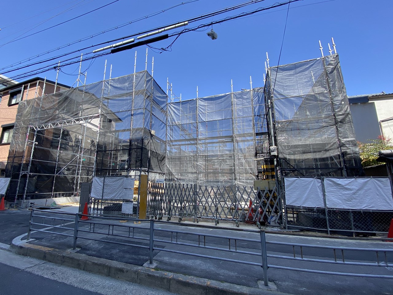 大阪のコートハウス　基礎工事の写真