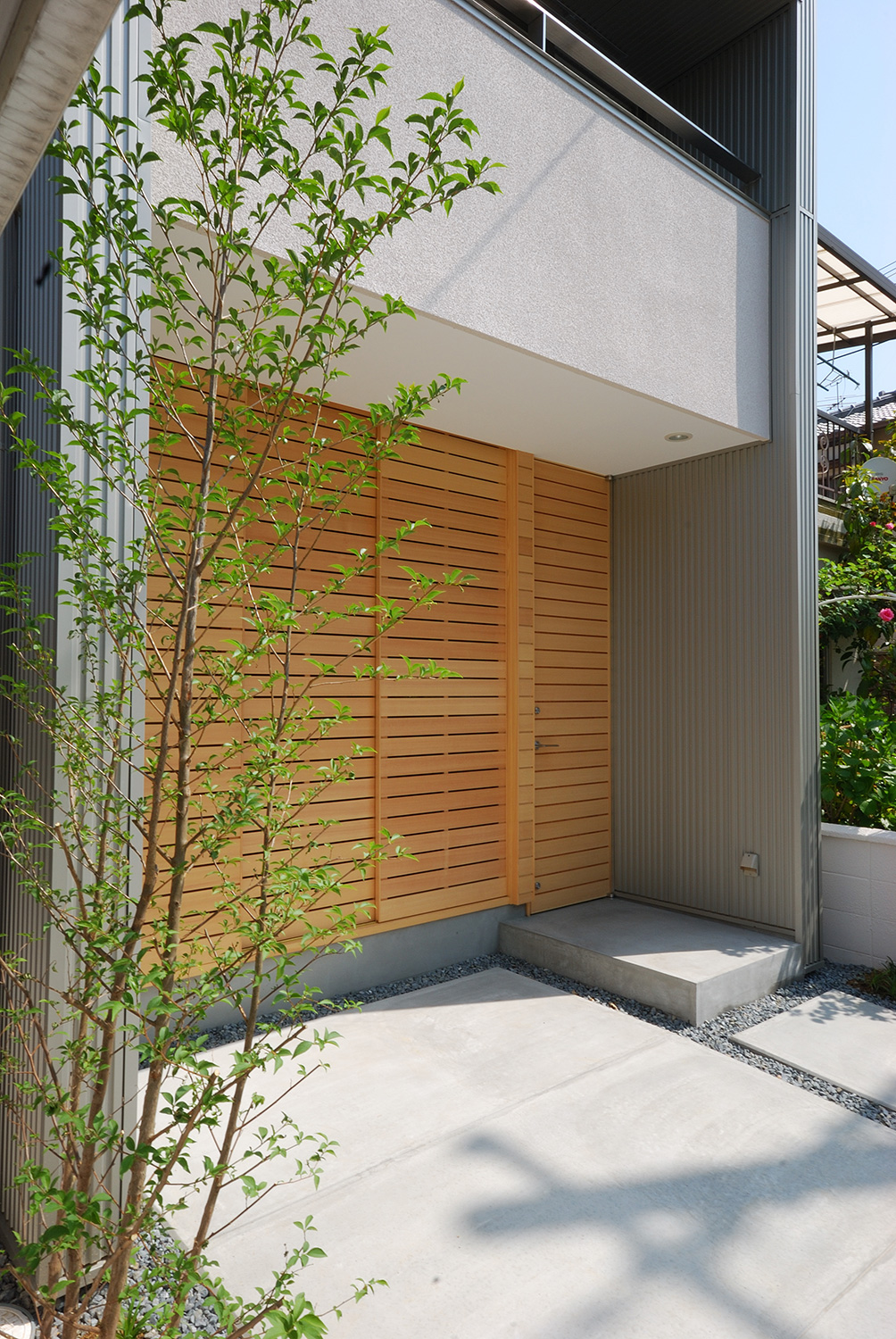 大阪府堺市にある戸建て住宅、外観実例