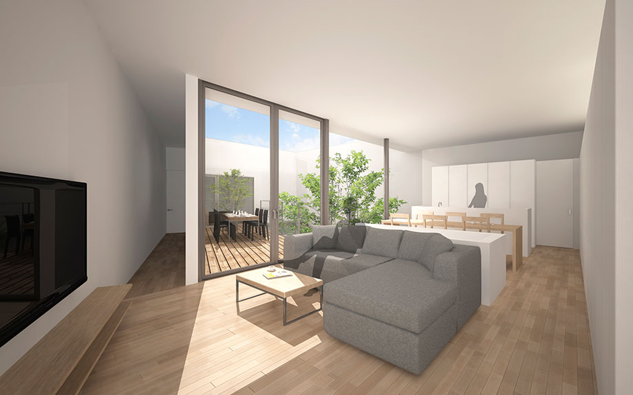 大阪府大阪市　阿倍野のコートハウス　内観イメージ