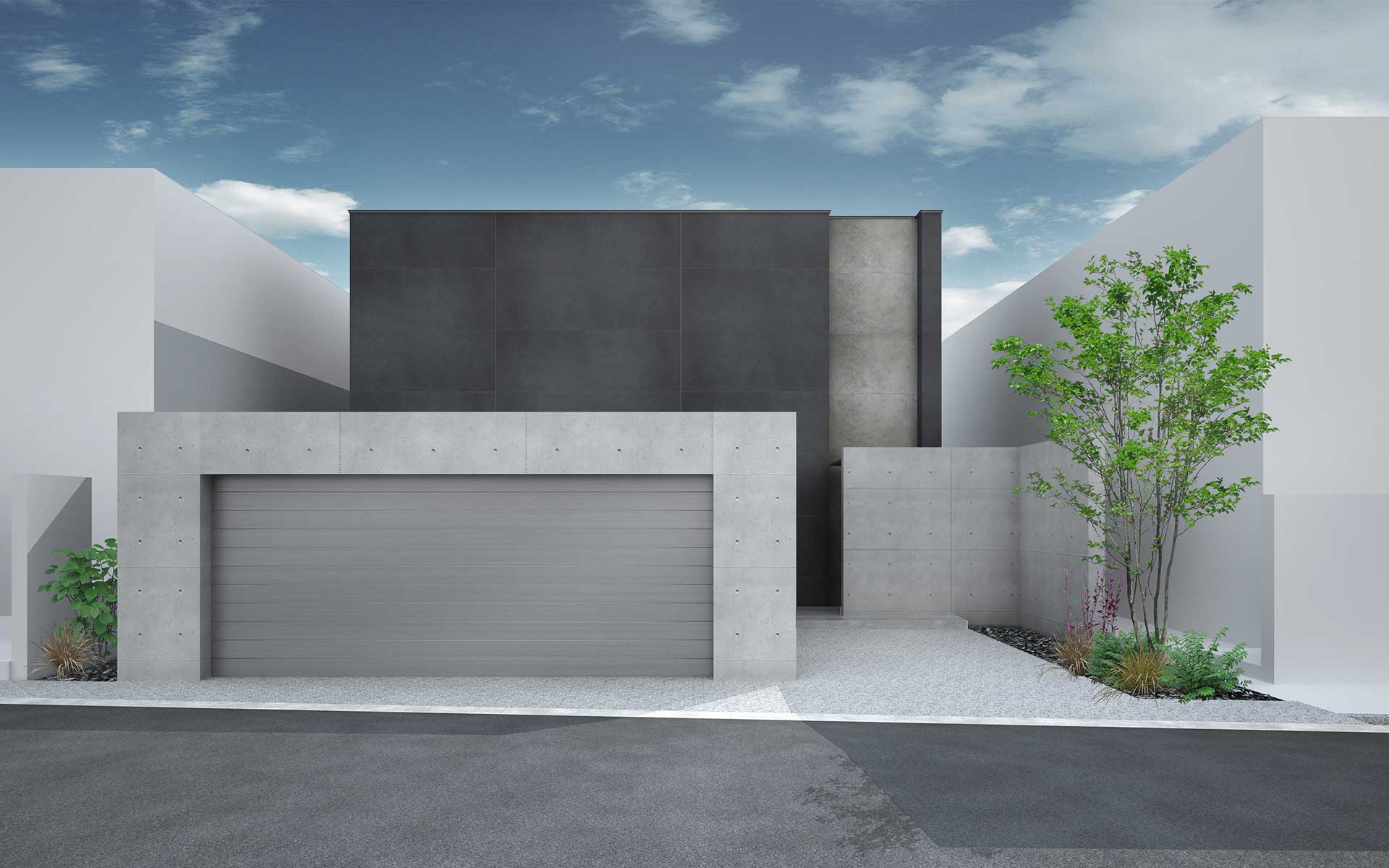 兵庫県芦屋市　芦屋にある家　外観イメージ