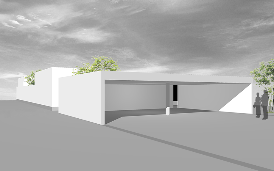 岐阜県多治見市　中庭の家　内観イメージ